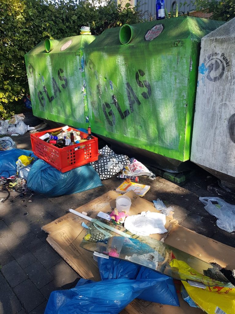 Vermüllung im öffentlichen Bereich nicht akzeptabel – Antrag für Merkureck