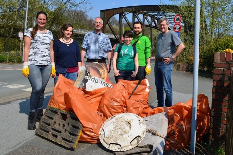 Cleanup an der Prinzbrücke