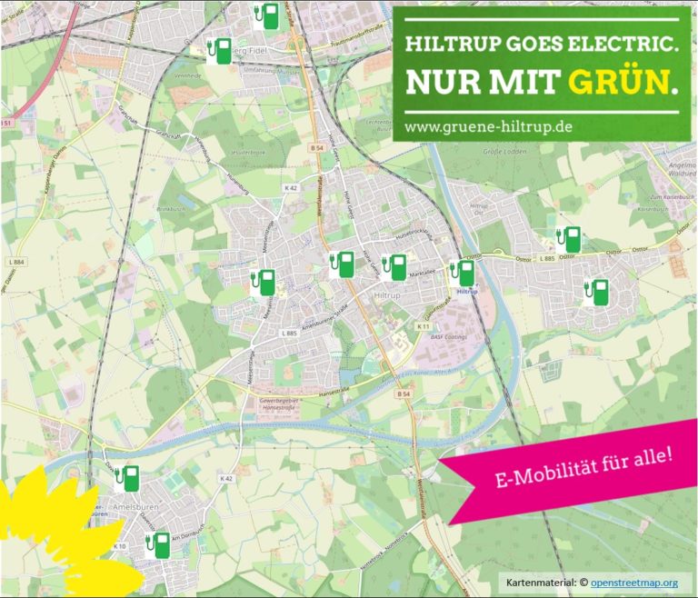 Grüne Hiltrup fordern schnelleren Ausbau der Elektromobilität