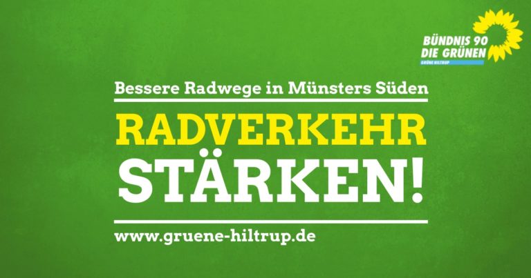 GRÜNE erfreut über Verbesserung von Radwegverbindungen zwischen Stadtteilen