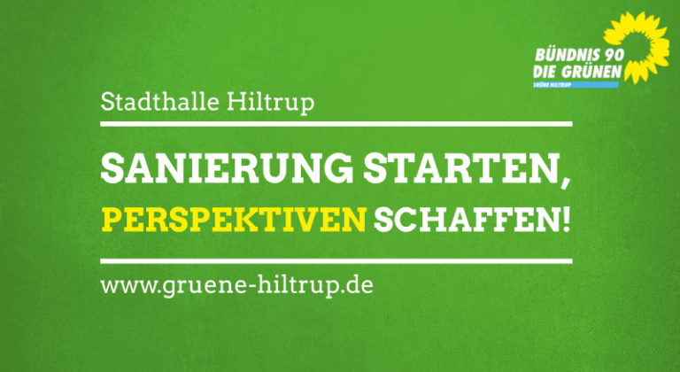 Sanierung beschlossen – Perspektiven für die Stadthalle Hiltrup