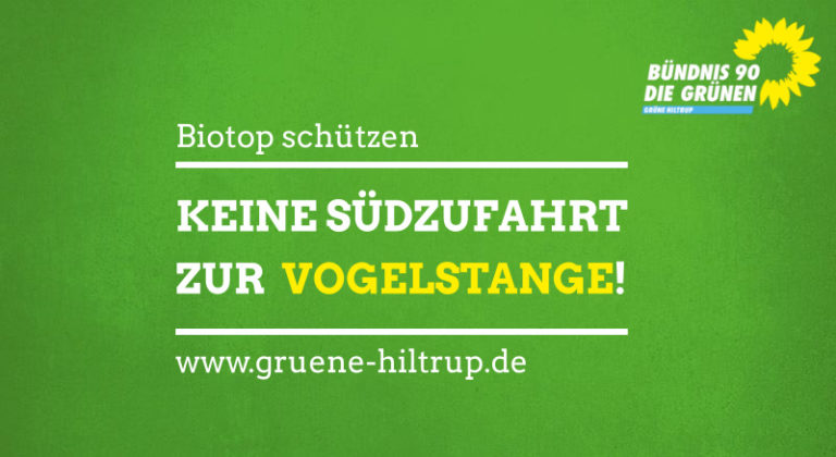 GRÜNE: Keine Süderschließung der Vogelstange!